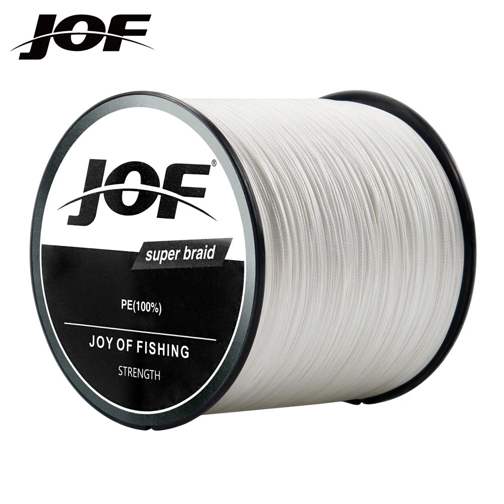 JOF 300M-1000M 8 Strand Braided Outdoor Fishing Line Sea Fishing Ice Fishing River Fishing Rock Fishing Fishing Gear 22-88LB X8