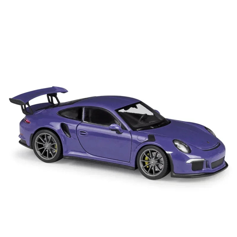 WELLY 1:24 Porsche 911 (997) GT3 RS Simulator Diecast Alloy Car Model Collectible Toy Gift