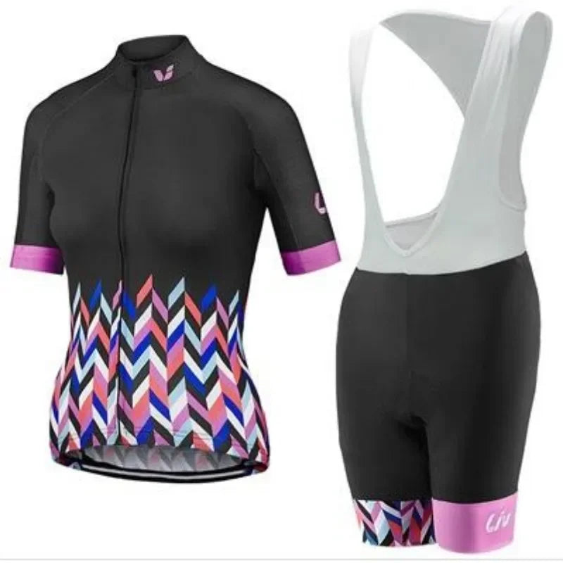 Cycling Set Liv 2022 Women Short Sleeve Mtb Bike Clothing Racing Bicycle Clothes Ropa Ciclismo Cycling Wear Cycling Jersey Set