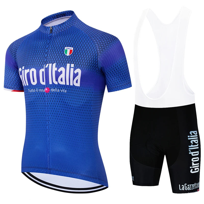 New Cycling Clothes Jersey Men Set Mtb Road Bike Uniform Shorts Man Mountain Complete 2025 Bib Men's Suit Cycle Spring Summer