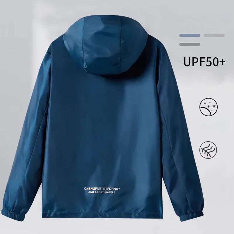 Hiking Skin Jacket Outerwear Coat Camping Rain Jackets Waterproof Sun Protection Fishing Hunting Clothes Quick Dry Sunscreen