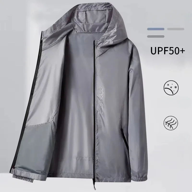 Hiking Skin Jacket Outerwear Coat Camping Rain Jackets Waterproof Sun Protection Fishing Hunting Clothes Quick Dry Sunscreen