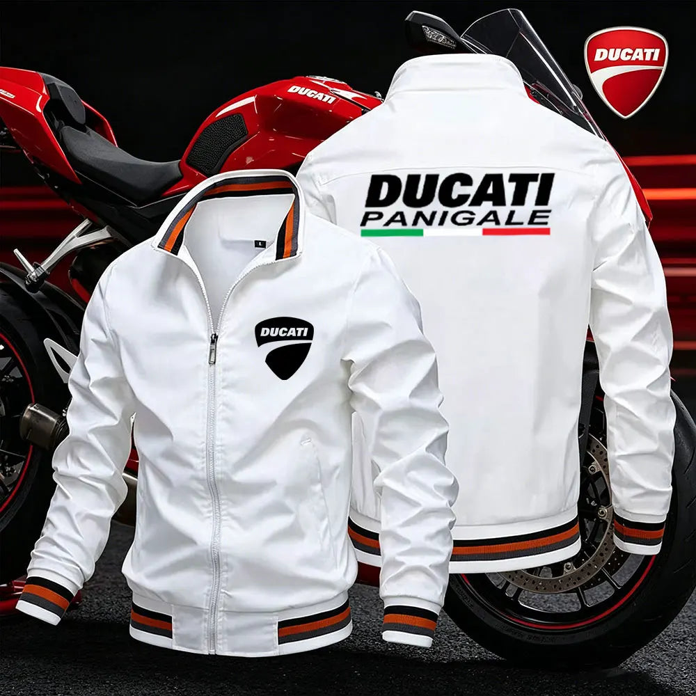 2026 Ducati Men's motorcycle jacket spring summer outdoor leisure fashion sports coat ultra-thin zipper sun protection clothing