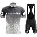 Cycling Clothes Shorts Men Cycle Jersey Short Sleeves Cervélo Team Mtb Tricuta Man Set Suit Men's Pants Gel Bicycle Outfit Bib