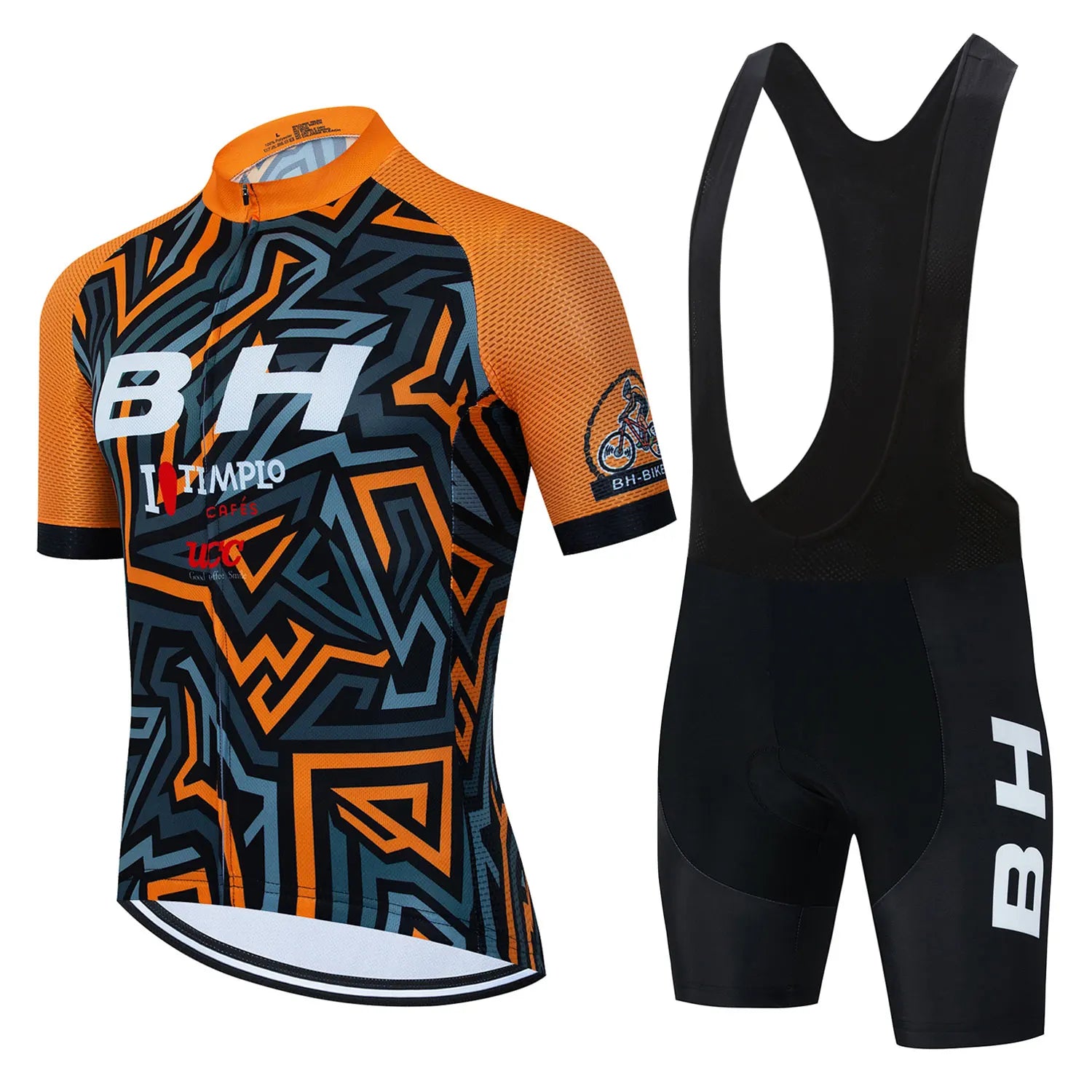 2023 New BH Team Bicycle Clothing Men's Summer Road Bike Wear Racing Clothes Quick Dry Cycling Jersey Set Ropa Ciclismo Maillot