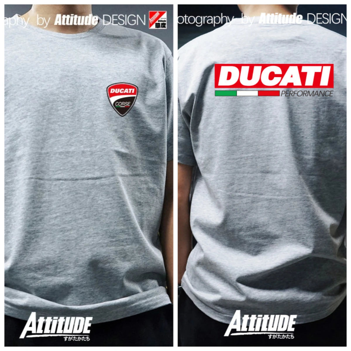 Ducati MOTO GP Team Racing Motorcycles Printed T-shirt Men and Women Cotton T-shirt Men's T-shirts 2026 Summer New Men‘s Tops