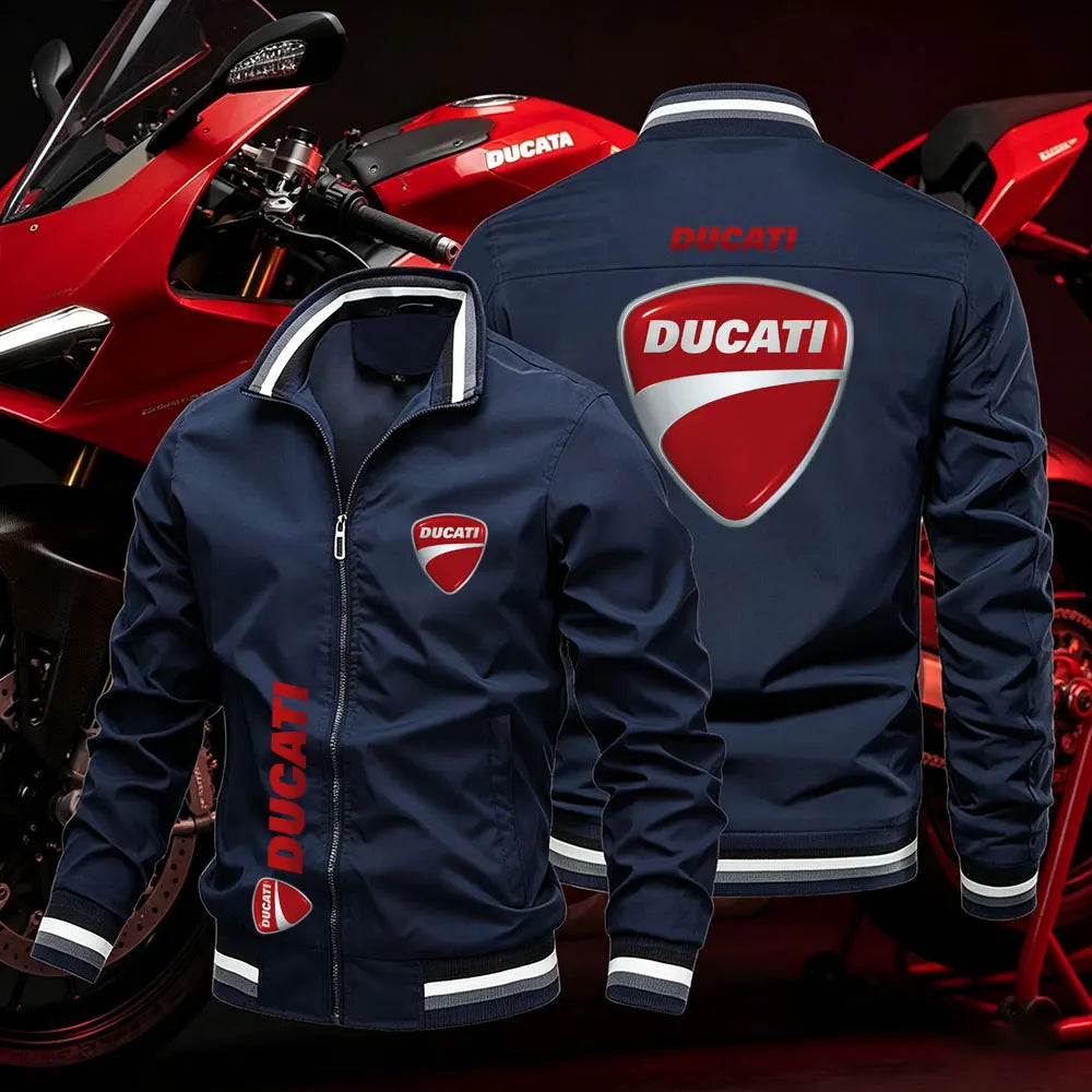 2026 Ducati Men's motorcycle jacket spring summer outdoor leisure fashion sports coat ultra-thin zipper sun protection clothing