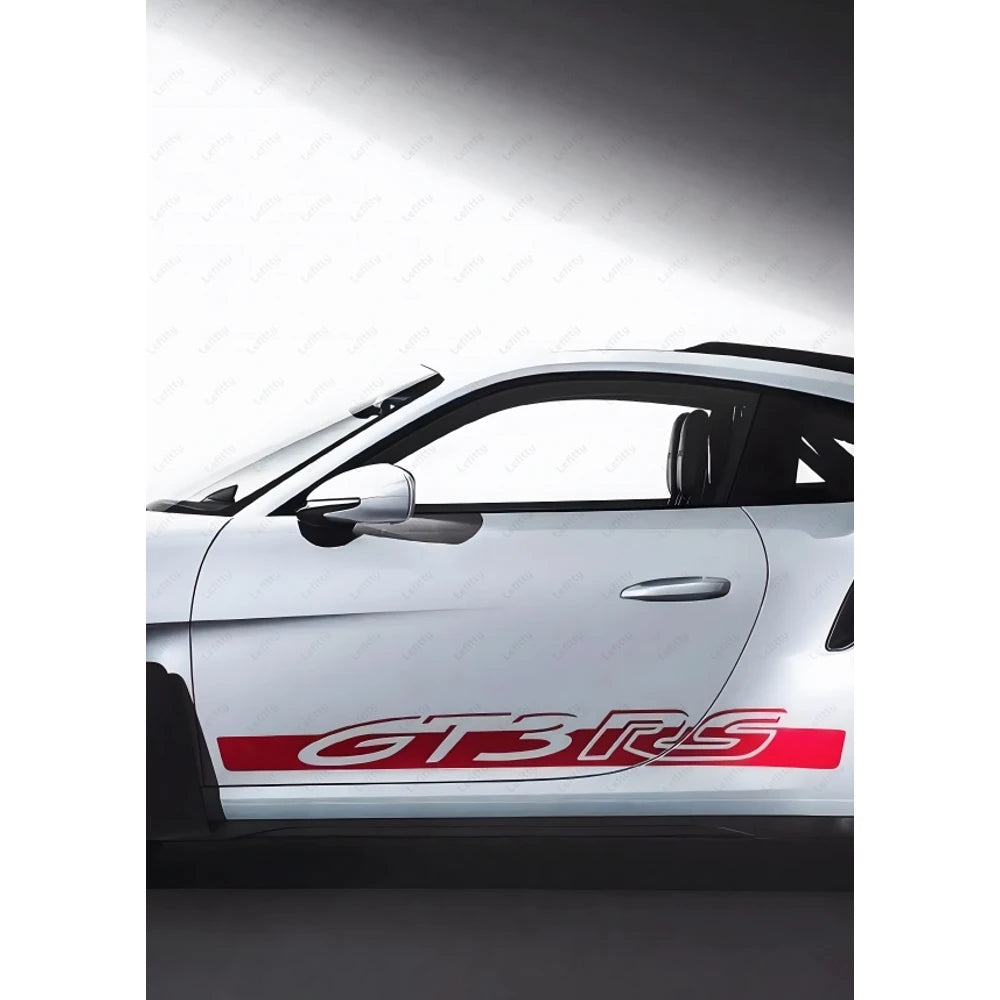 Classic Luxury Sports Car GT3-RS Painting Calligraphy Wall Art Canvas Oil Painting Poster Print Home Garage Decor Car Fan Gift