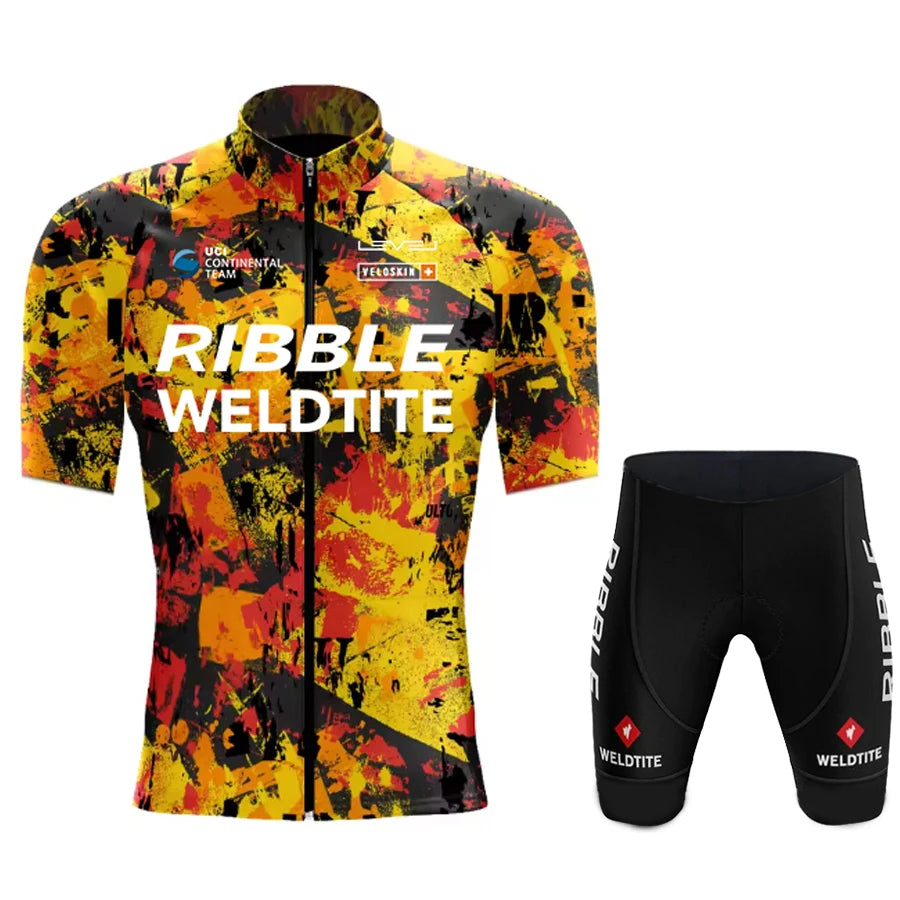 Cycling Clothes Men Pro Team Cycling Jersey Summer Short Sleeve MTB Bicycle Wear Cycling Clothings Bicycle Uniforme Maillot Set