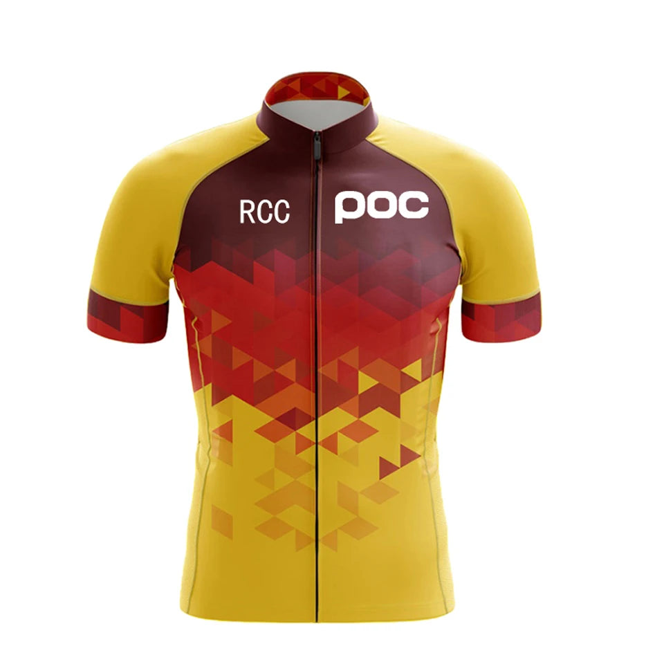 2025 Bike Shirts Summer Bicycle Clothing Men Road Bike Wear Racing Clothes Breathable Cycling Jersey Set Ropa Ciclismo Maillot