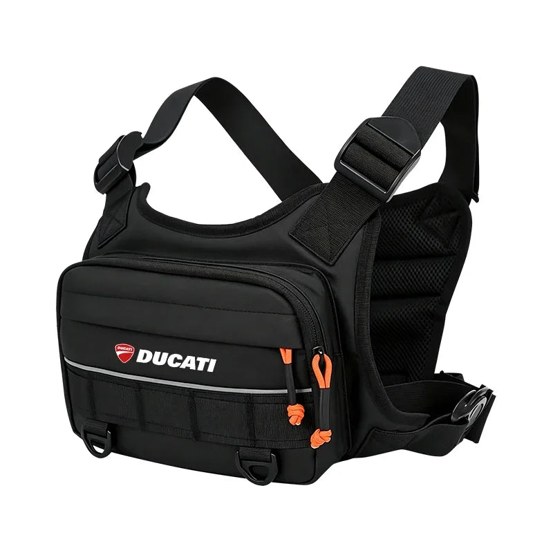 Motorcycle Race Bag Sports Tactical Pouch Camping Backpack Chest Pack Vest bag for DUCATI Streetfighter V4 SP V2 PANIGALE V2 V4