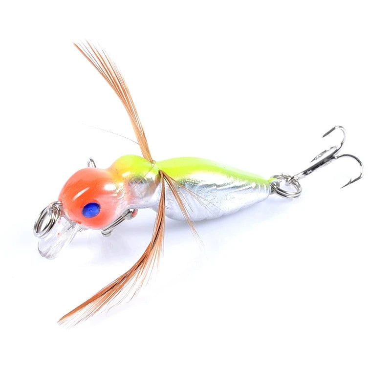 Flies Trout Single Dry Fly Fishing Lures Bait Ants Insects Mino Biomimetic Bait Microorganisms Submerged Hard Bait Fake Bait Fi