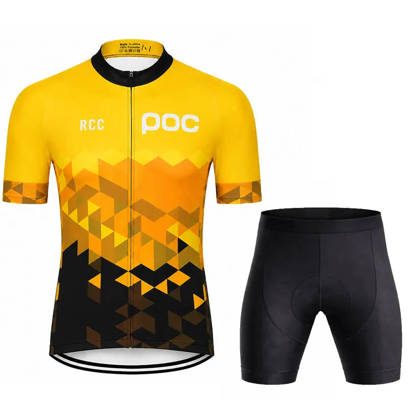 2025 Bike Shirts Summer Bicycle Clothing Men Road Bike Wear Racing Clothes Breathable Cycling Jersey Set Ropa Ciclismo Maillot