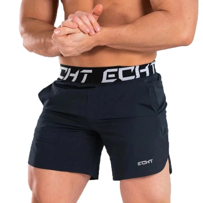 2024 New Men Running Bodybuilding Shorts Man Summer Gyms Workout shorts Male Breathable Quick Dry Sportswear Jogger Beach Shorts