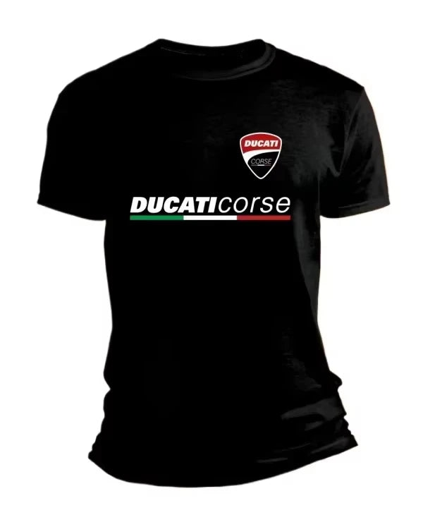 Hot Sale Motorcycle Rider Ducati T-shirt Outdoor Sports Racing Suit 2025 New Quick-drying Oversized Summer Short Sleeve