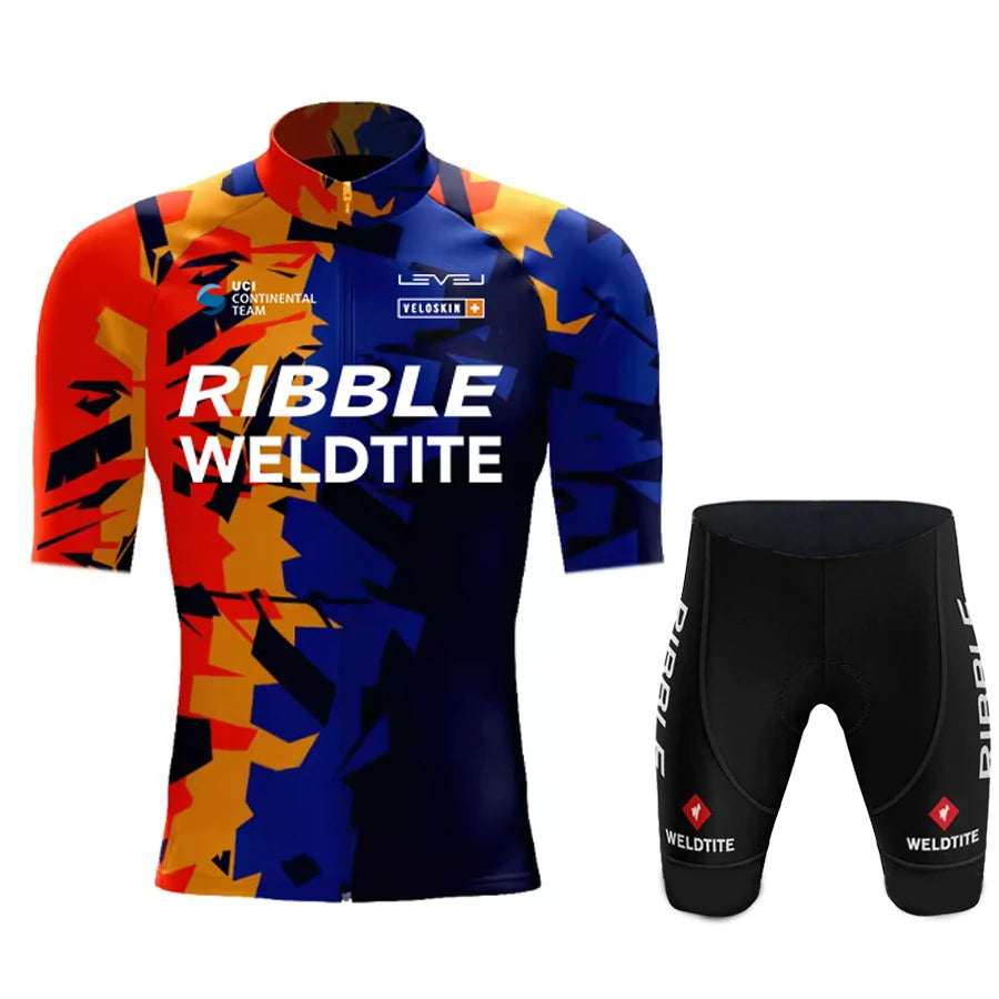 Cycling Clothes Men Pro Team Cycling Jersey Summer Short Sleeve MTB Bicycle Wear Cycling Clothings Bicycle Uniforme Maillot Set