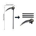 Scary Halloween Grim Reaper Costume Set Scythe Hooded Cape Skull Face Mask Gloves for Kids Adults Cosplay Halloween Party Props