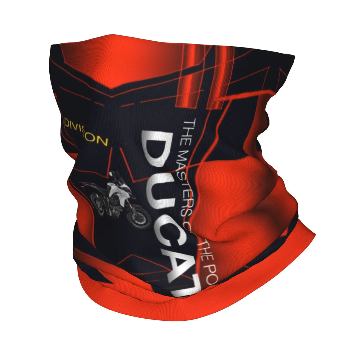 Custom Ducatis Logo Bandana Neck Gaiter Windproof Face Scarf Cover Men Women Motorcycle Racing Sprot  Headwear Tube Balaclava