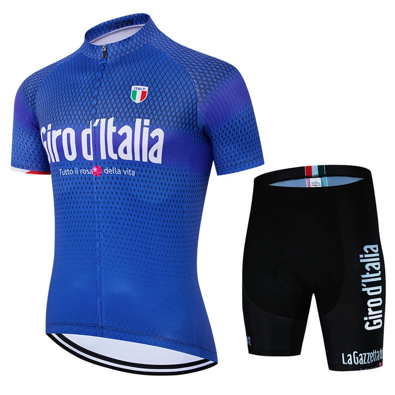 New Cycling Clothes Jersey Men Set Mtb Road Bike Uniform Shorts Man Mountain Complete 2025 Bib Men's Suit Cycle Spring Summer