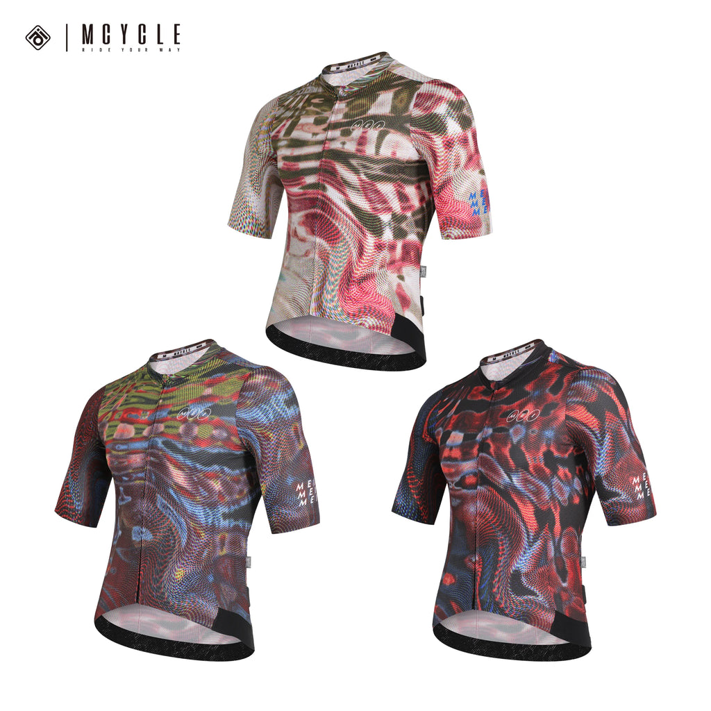 Mcycle New Arrival Men's Cycling Clothing Quick Dry Bike Jersey Breathable Bicycle Clothes with Short Sleeves Cycling Wear