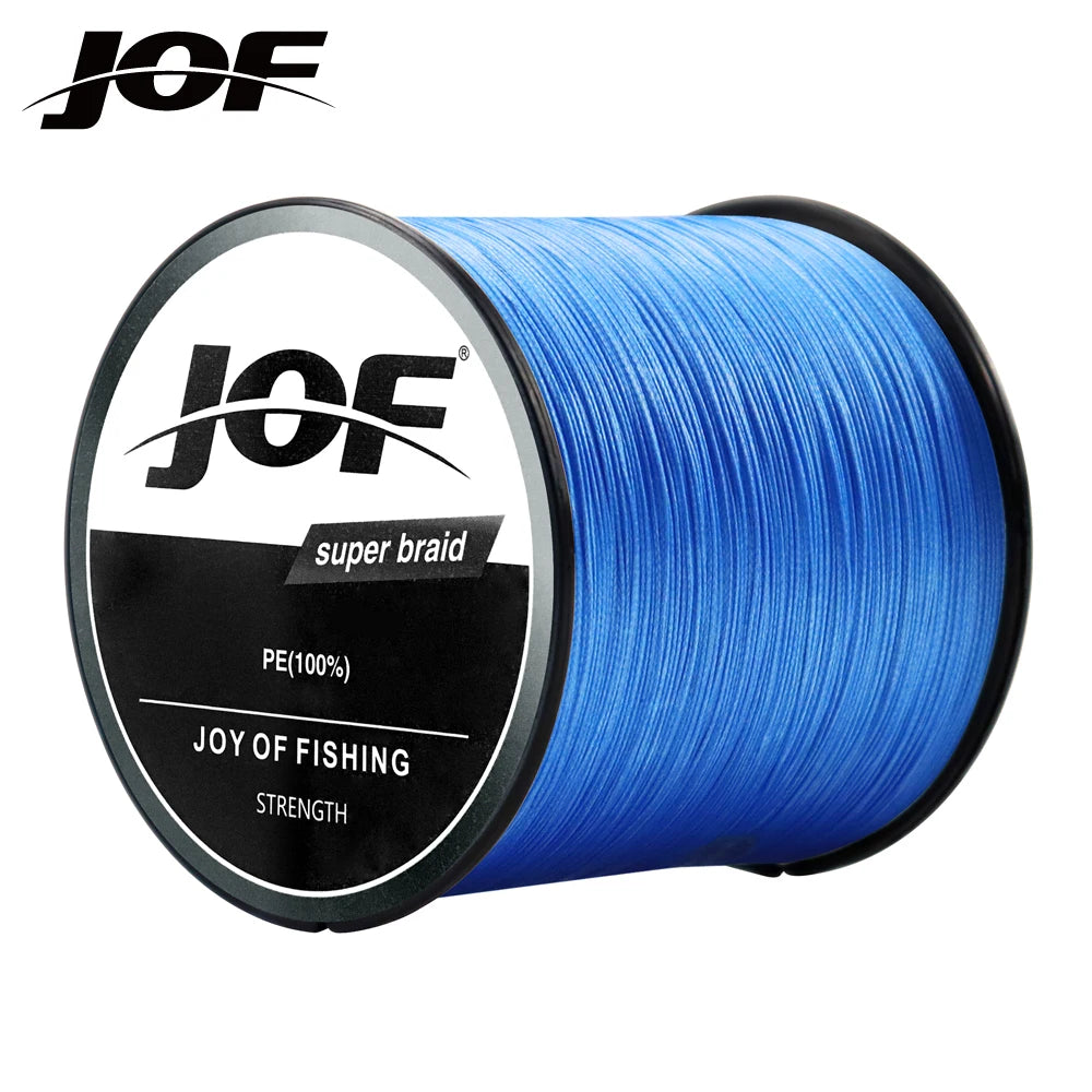 JOF 300M-1000M 8 Strand Braided Outdoor Fishing Line Sea Fishing Ice Fishing River Fishing Rock Fishing Fishing Gear 22-88LB X8