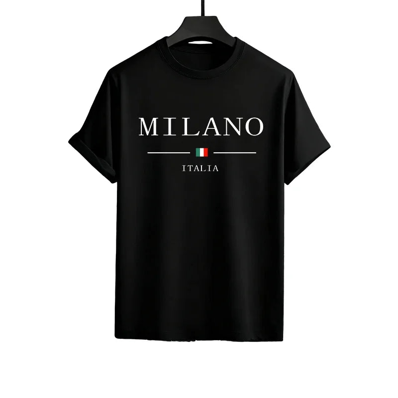Italy Print T-shirt and Shorts Men's Tracksuit Urban Casual Fashion Short Sleeve Sportswear Spring Summer Male T-Shirts Co-ords