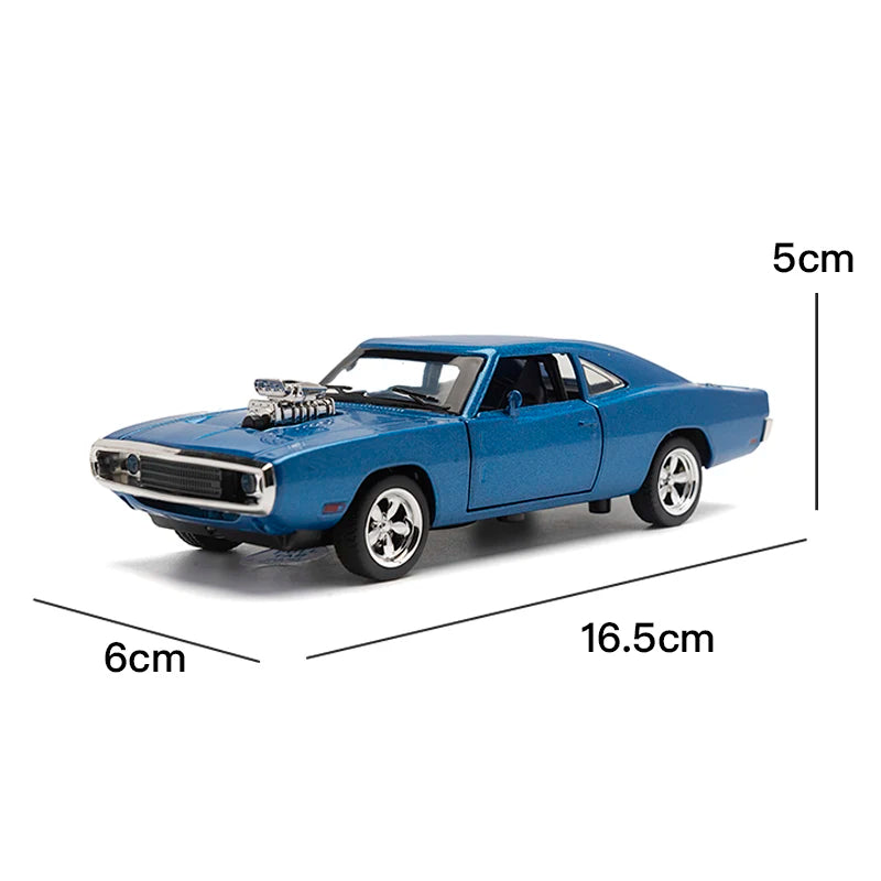 1:32 Fast Furious7 Simulation car of Model Alloy Toy car Dodge Charger muscle vehicle children Classic Metal Cars For Collection