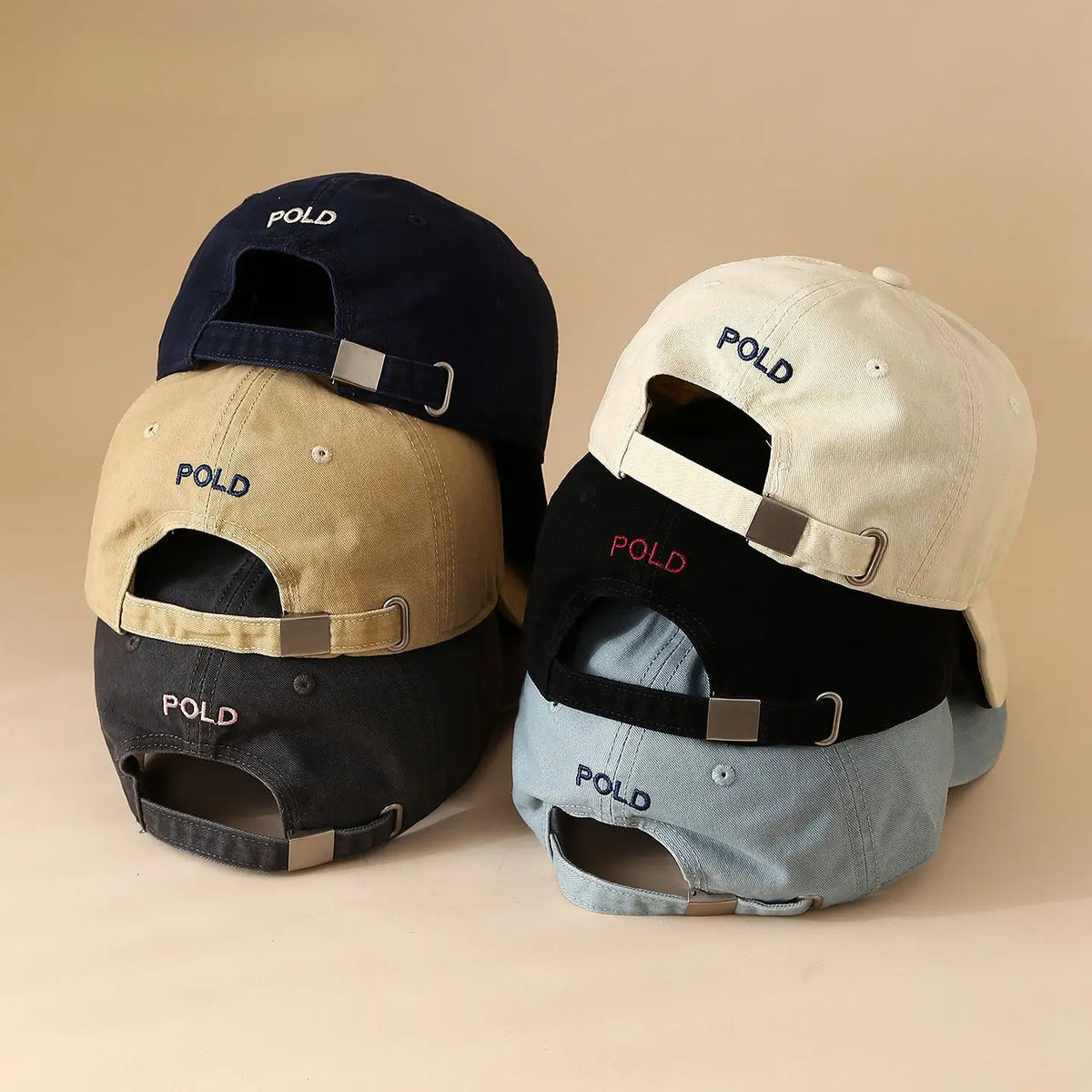 Unisex Letter Embroidery Hip-Hop Hats Outdoor Adjustable Casual Baseball Caps Sunscreen Hat