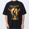 Michael Jackson Billie Jean Retro Pop Music and Dance Graphic T-Shirt Unisex Pure Cotton Casual Streetwear Shirt for All Seasons