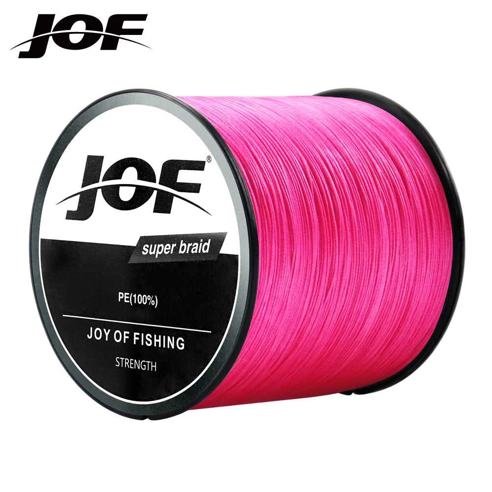 JOF 300M-1000M 8 Strand Braided Outdoor Fishing Line Sea Fishing Ice Fishing River Fishing Rock Fishing Fishing Gear 22-88LB X8