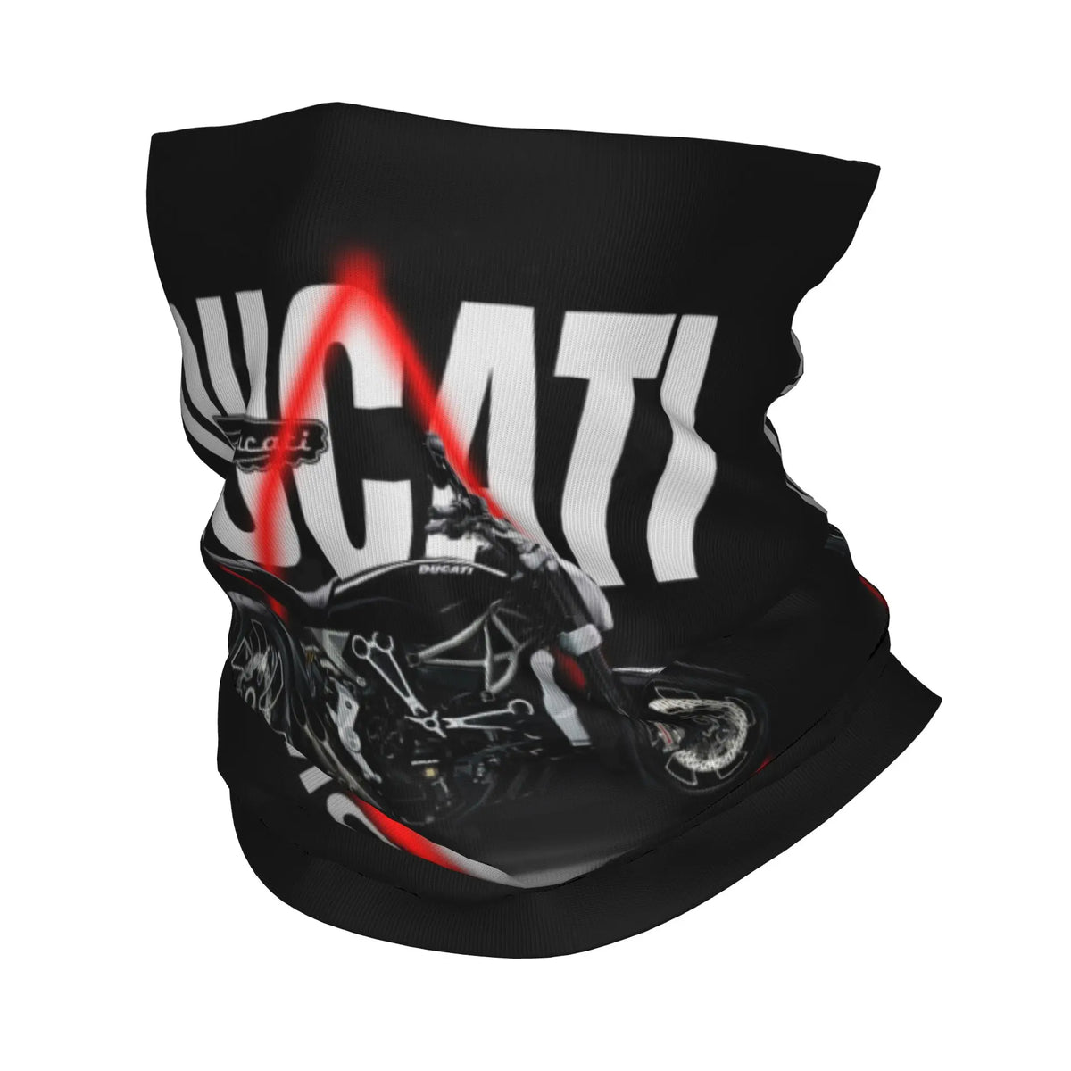 Custom Ducatis Logo Bandana Neck Gaiter Windproof Face Scarf Cover Men Women Motorcycle Racing Sprot  Headwear Tube Balaclava