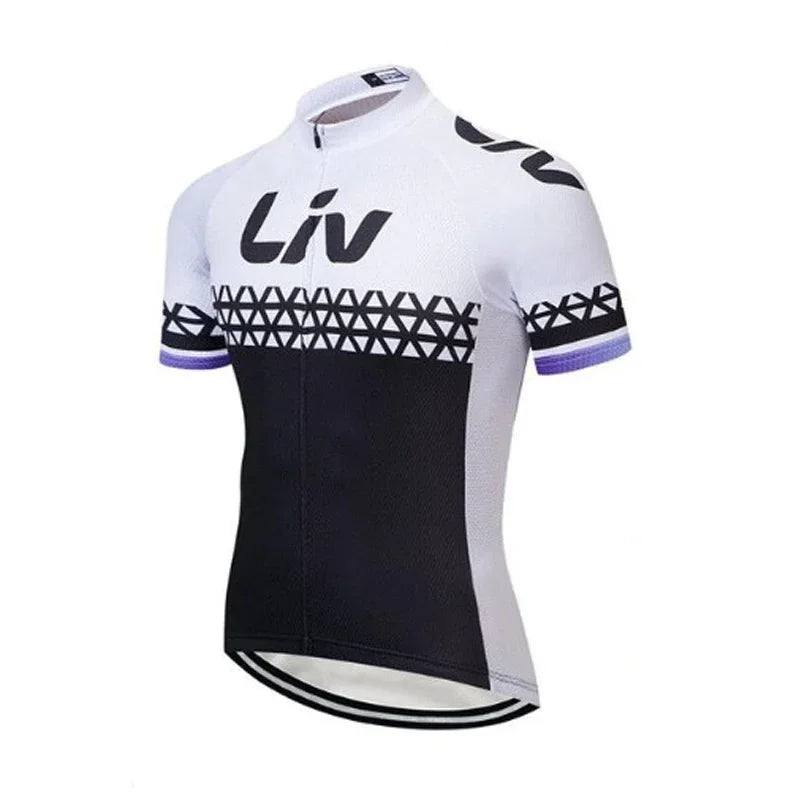 Cycling Set Liv 2022 Women Short Sleeve Mtb Bike Clothing Racing Bicycle Clothes Ropa Ciclismo Cycling Wear Cycling Jersey Set
