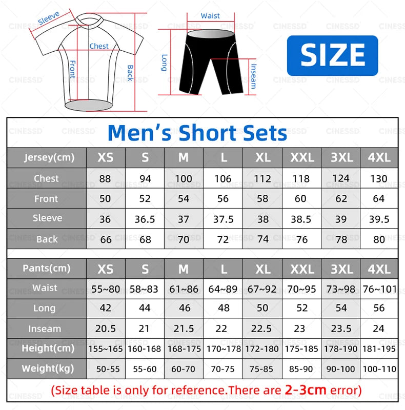 Men's Bicycle cycling jersey Short sleeve Breathable Road bike clothes Cycling Ropa Ciclismo Hombre Quick Dry Mtb Clothing man