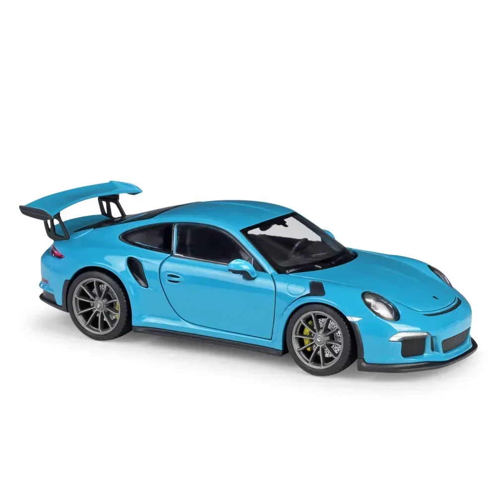 WELLY 1:24 Porsche 911 (997) GT3 RS Simulator Diecast Alloy Car Model Collectible Toy Gift
