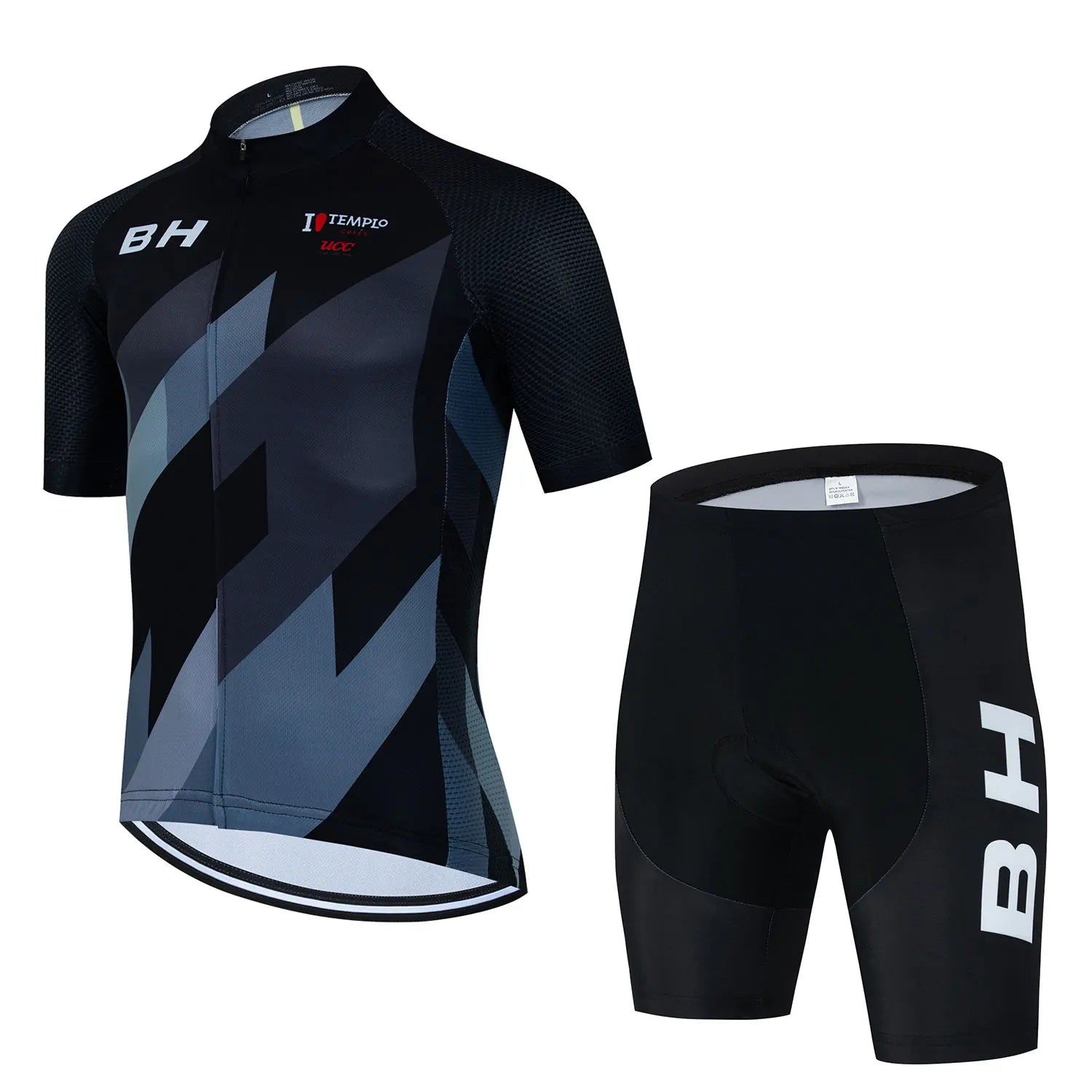 2023 New BH Team Bicycle Clothing Men's Summer Road Bike Wear Racing Clothes Quick Dry Cycling Jersey Set Ropa Ciclismo Maillot
