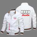 2026 New Trendy Men's Jacket DAudi Car Logo Motorcycle Jacket Custom Racing Clothe Men Audi Clothing Biker Racing Jacket