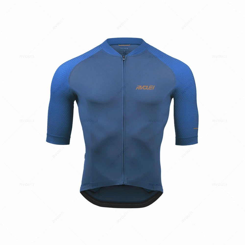 2025 Rvouei Pro Team Bicycle Clothing Men New Road Bike Wear Racing Clothes Breathable Cycling Jersey Set Ropa Ciclismo Maillot