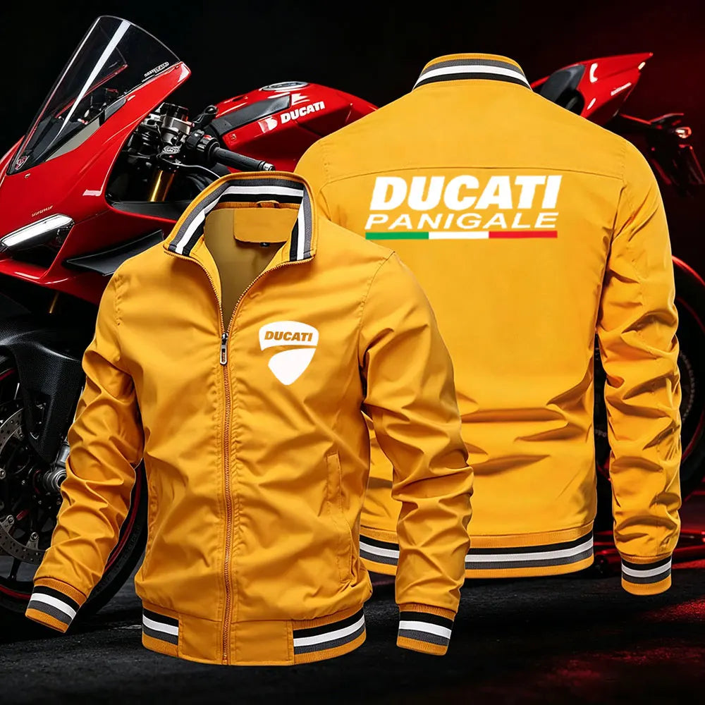 2026 Ducati Men's motorcycle jacket spring summer outdoor leisure fashion sports coat ultra-thin zipper sun protection clothing