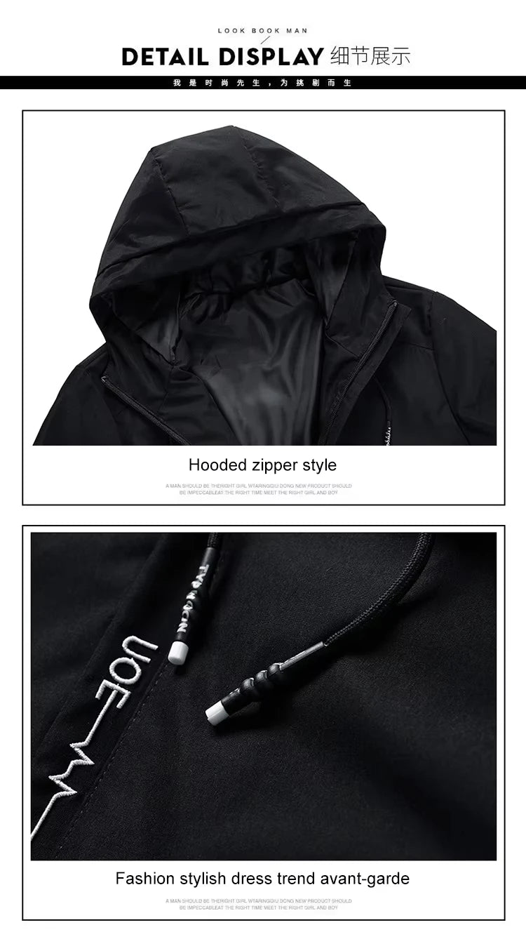 2026 Red Bull Racing Jacket for Men, Windproof Hooded Outdoor Sports Windbreaker, Casual Racing Style Jacket