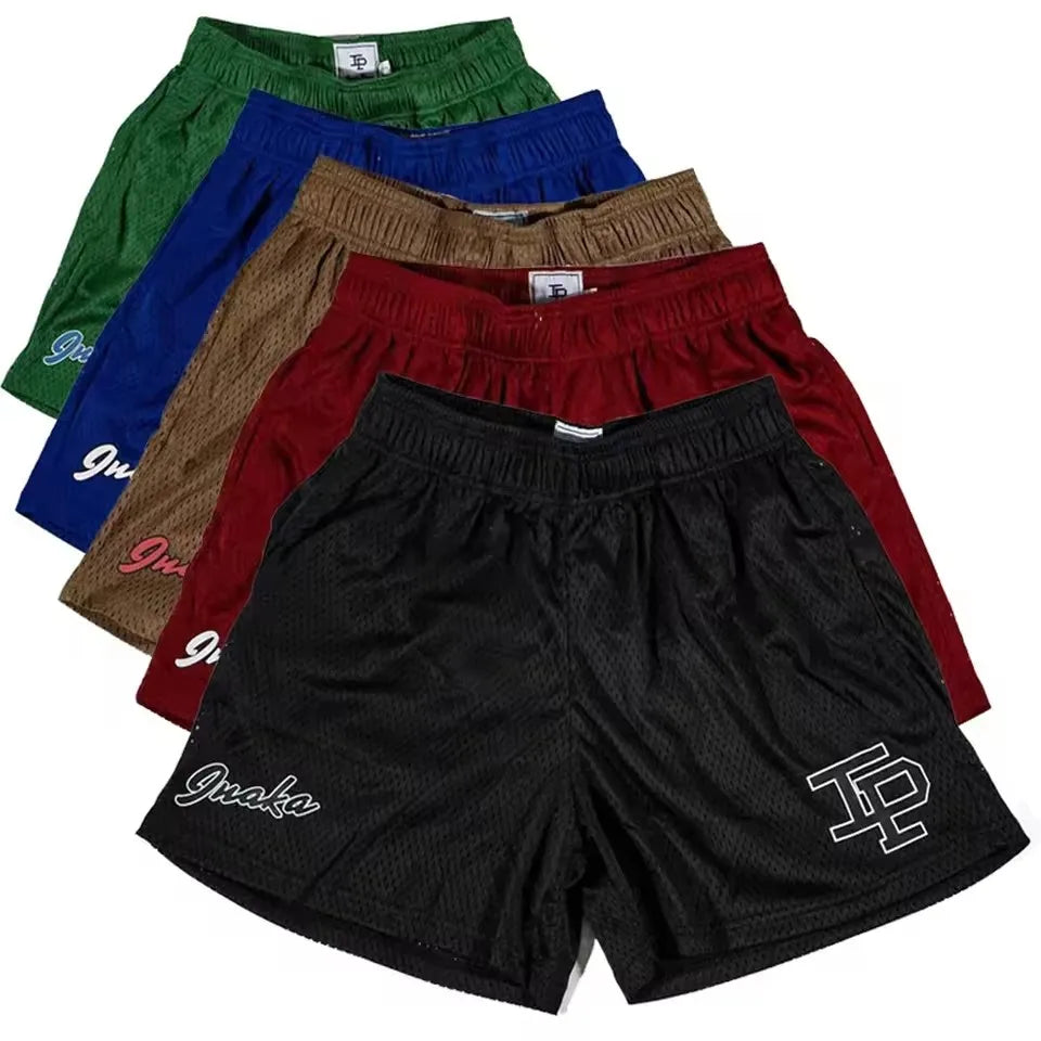 2026 NEW INAKA IP Men shorts Classic GYM Basketball Workout Mesh Shorts Summer casual shorts gym sports quick dry shorts men