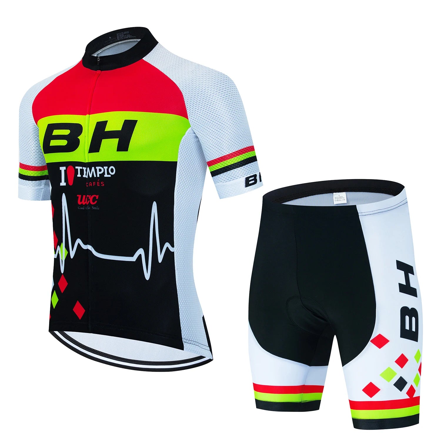 2023 New BH Team Bicycle Clothing Men's Summer Road Bike Wear Racing Clothes Quick Dry Cycling Jersey Set Ropa Ciclismo Maillot