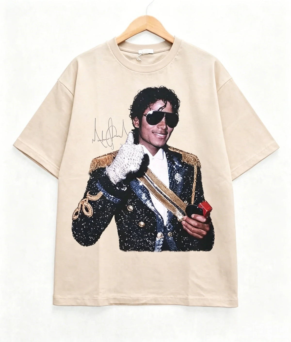 Retro Michael Jackson Shirt Popular Casual Oversized Streetwear 2026 Summer Men's Women's Cotton Clothing Y2k Style Sportswear