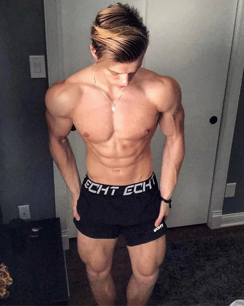 2024 New Men Running Bodybuilding Shorts Man Summer Gyms Workout shorts Male Breathable Quick Dry Sportswear Jogger Beach Shorts