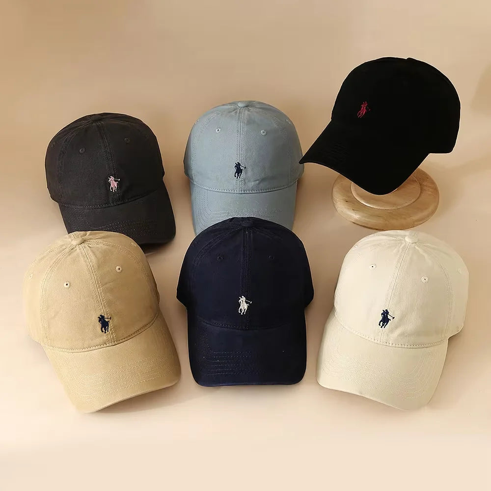 Unisex Letter Embroidery Hip-Hop Hats Outdoor Adjustable Casual Baseball Caps Sunscreen Hat