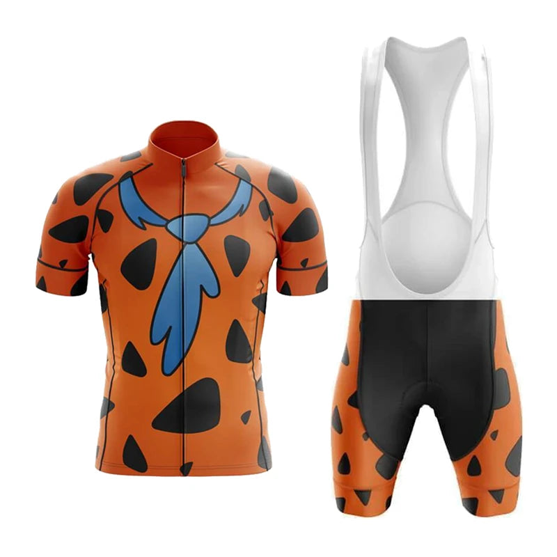 Cartoon Cycling Jersey Sets Mens Cycling Clothing Breathable Summer MTB Bike Suit Bicycle Bike Clothes Ropa Ciclismo Hombre