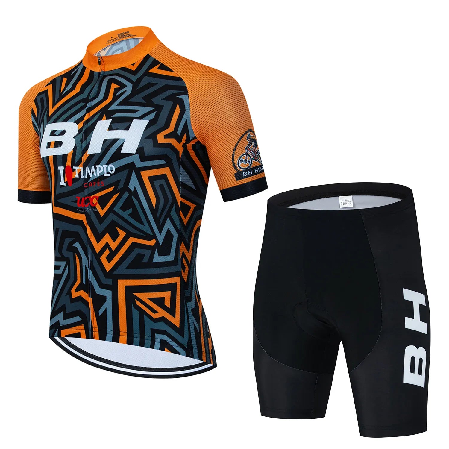 2023 New BH Team Bicycle Clothing Men's Summer Road Bike Wear Racing Clothes Quick Dry Cycling Jersey Set Ropa Ciclismo Maillot