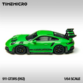 Time Micro 1:64 992 GT3 RS Green Diecast Model Car