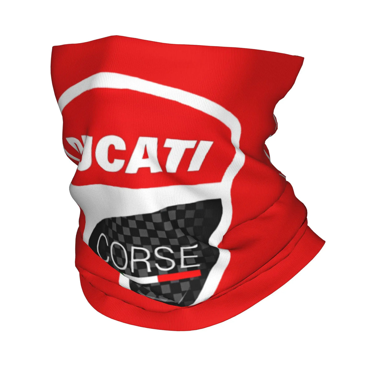 Custom Ducatis Logo Bandana Neck Gaiter Windproof Face Scarf Cover Men Women Motorcycle Racing Sprot  Headwear Tube Balaclava