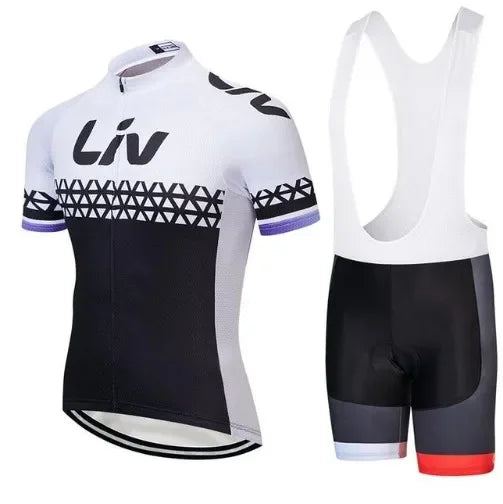 Cycling Set Liv 2022 Women Short Sleeve Mtb Bike Clothing Racing Bicycle Clothes Ropa Ciclismo Cycling Wear Cycling Jersey Set